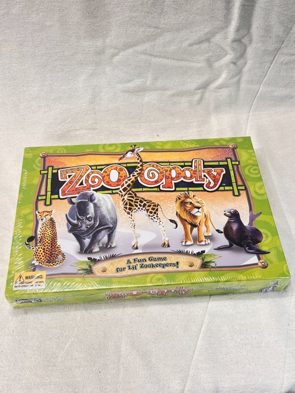 NEW ~ Zoo-Opoly Board Game by Late for The Sky Zooopoly Zoo Monopoly